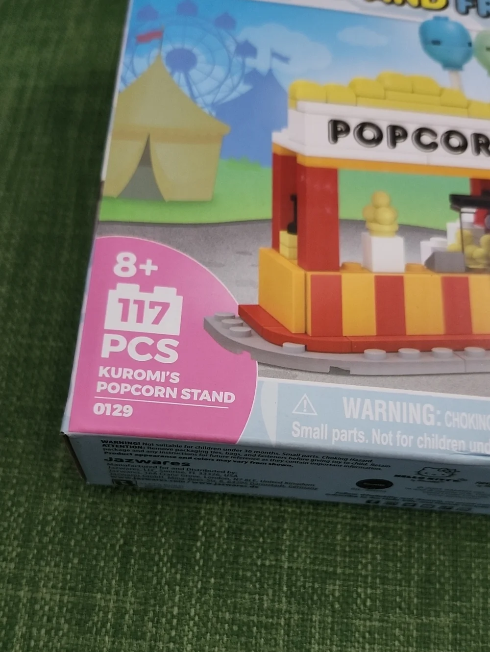Hello Kitty and Friends Kids Kuromi's Popcorn Stand Playset